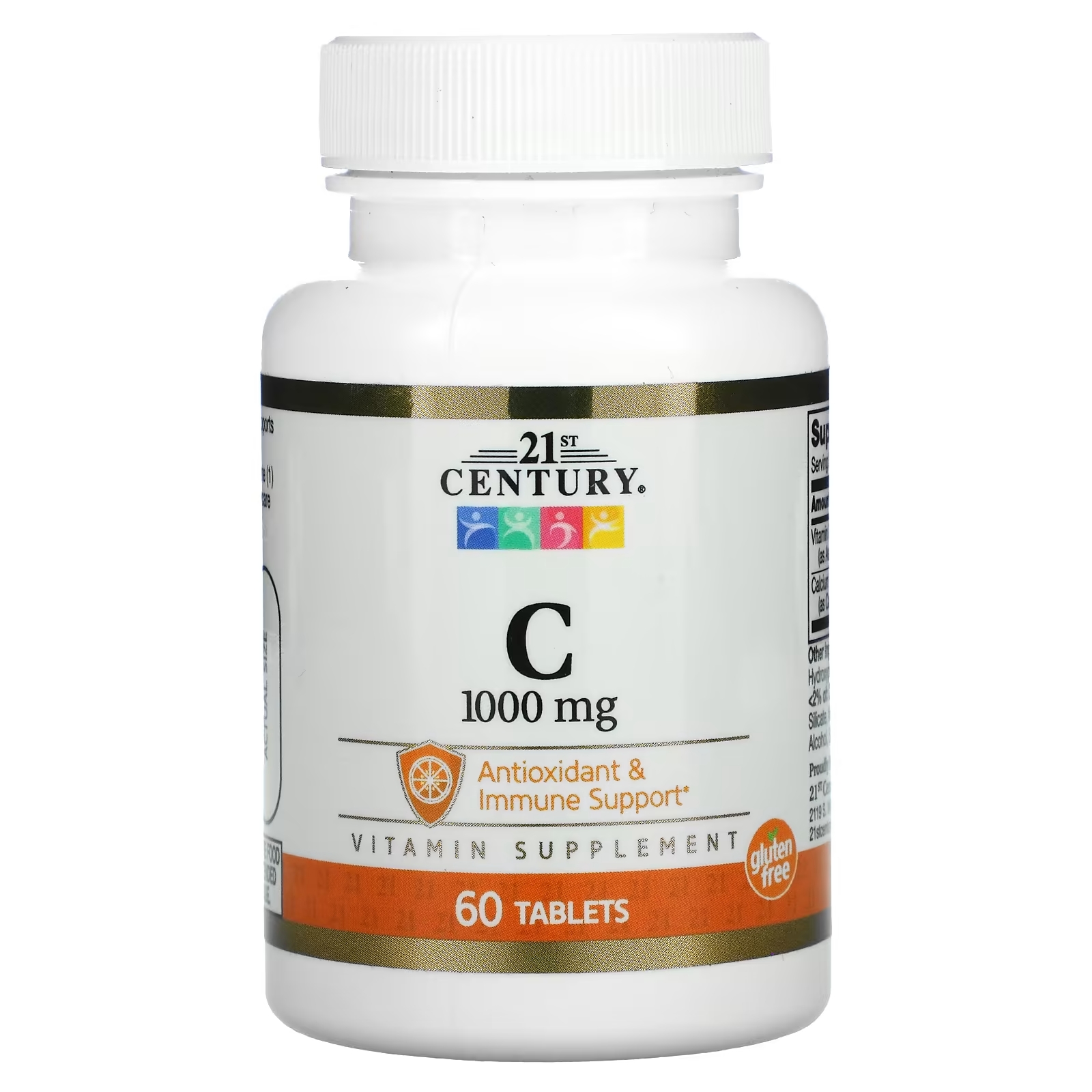 21st Century витамин C 1000 мг, 60 таблеток 21st century glucosamine relief 1000 мг 120 таблеток
