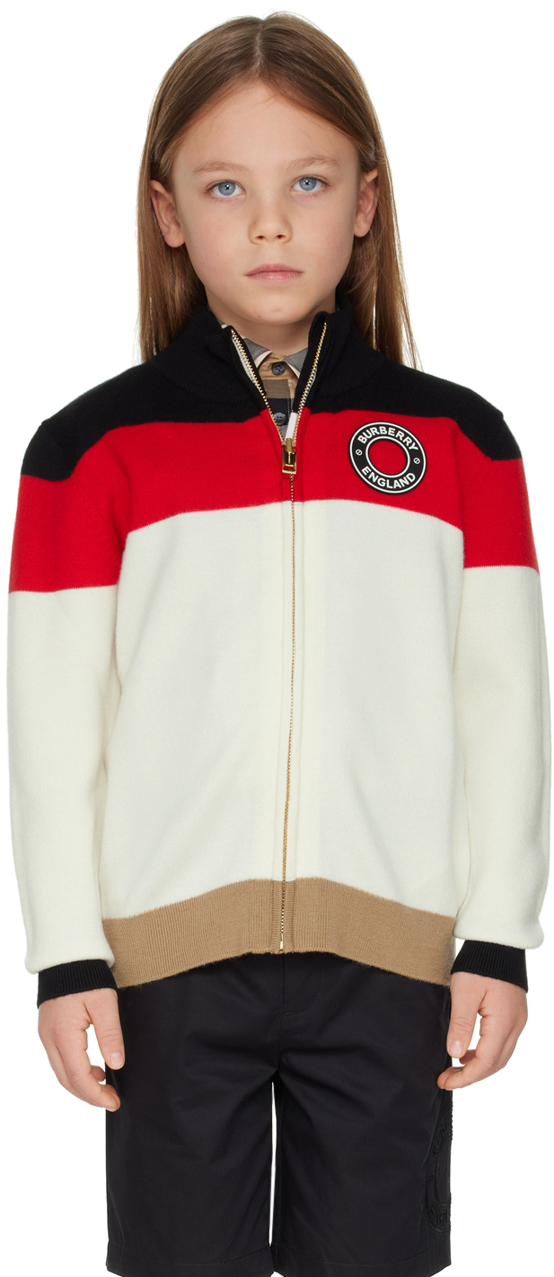 

Детский свитер в полоску Off-White Burberry
