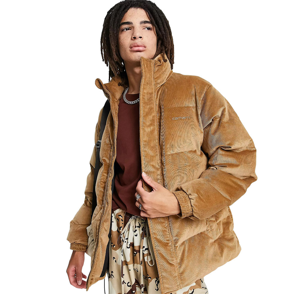 

Куртка Carhartt WIP Layton Corduroy Puffer, светло-коричневый