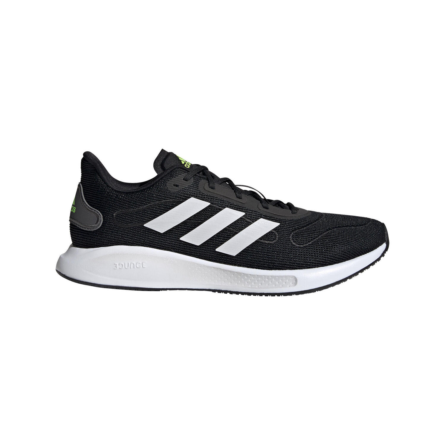 

Кроссовки Galaxar Run мужские ADIDAS, черный/черный/белый