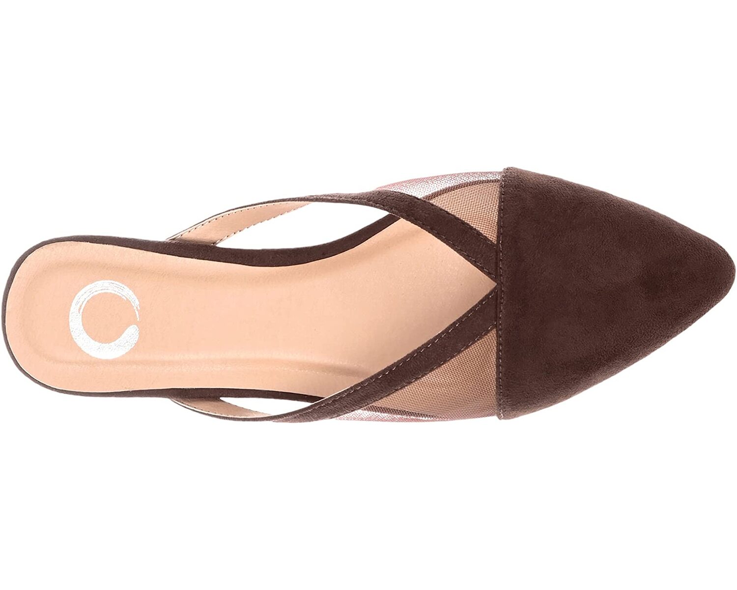 

Туфли на плоской подошве Reeo Mule Journee Collection, коричневый