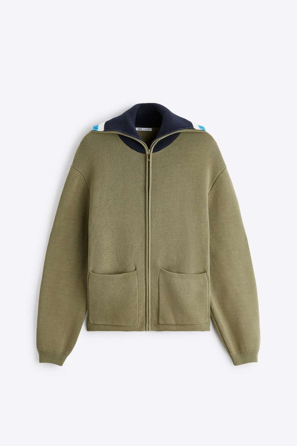 

Кардиган с молнией - ограниченная серия ZARA, хаки