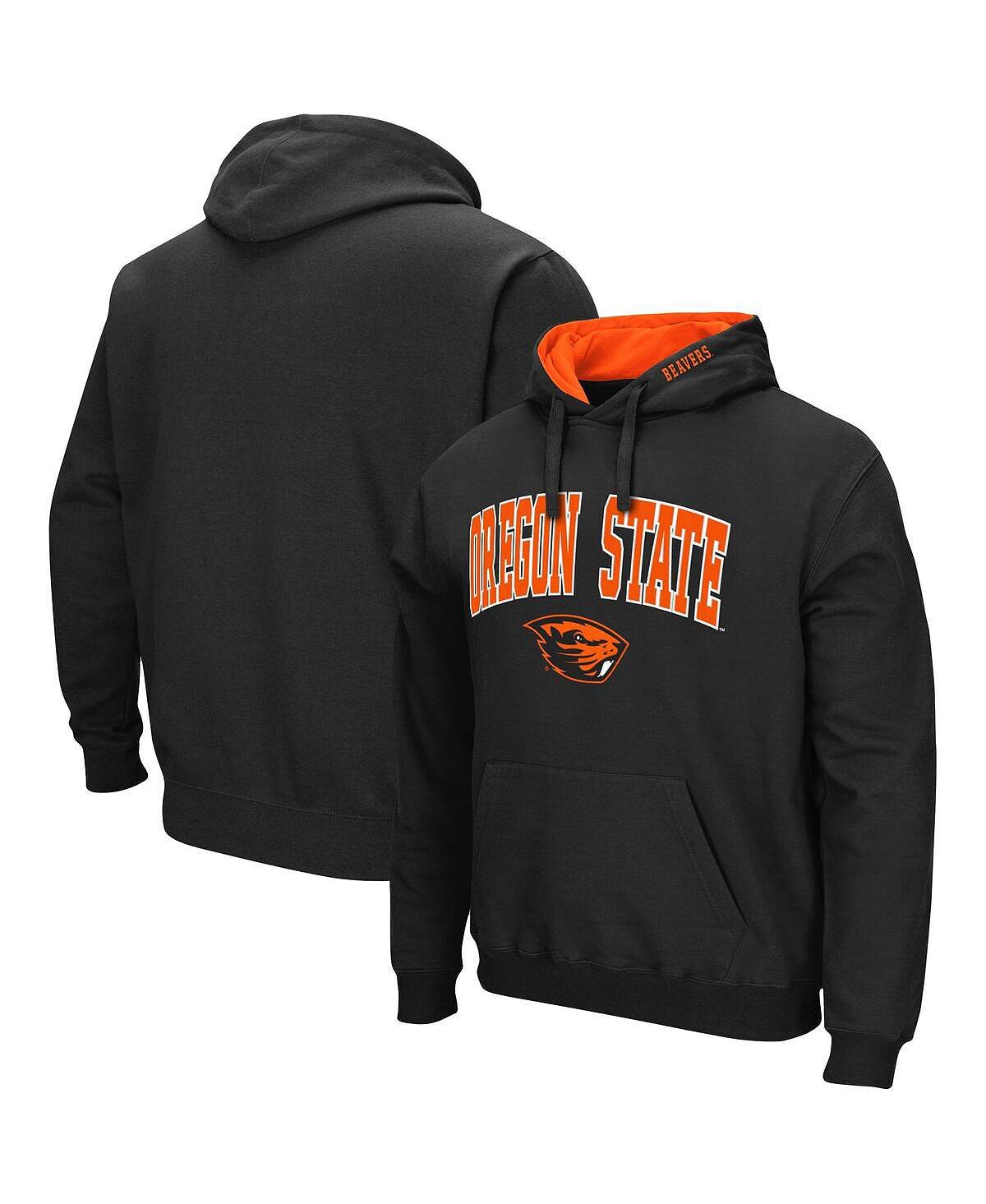 

Мужская черная толстовка с капюшоном oregon state beavers arch & logo 3.0 Colosseum, черный