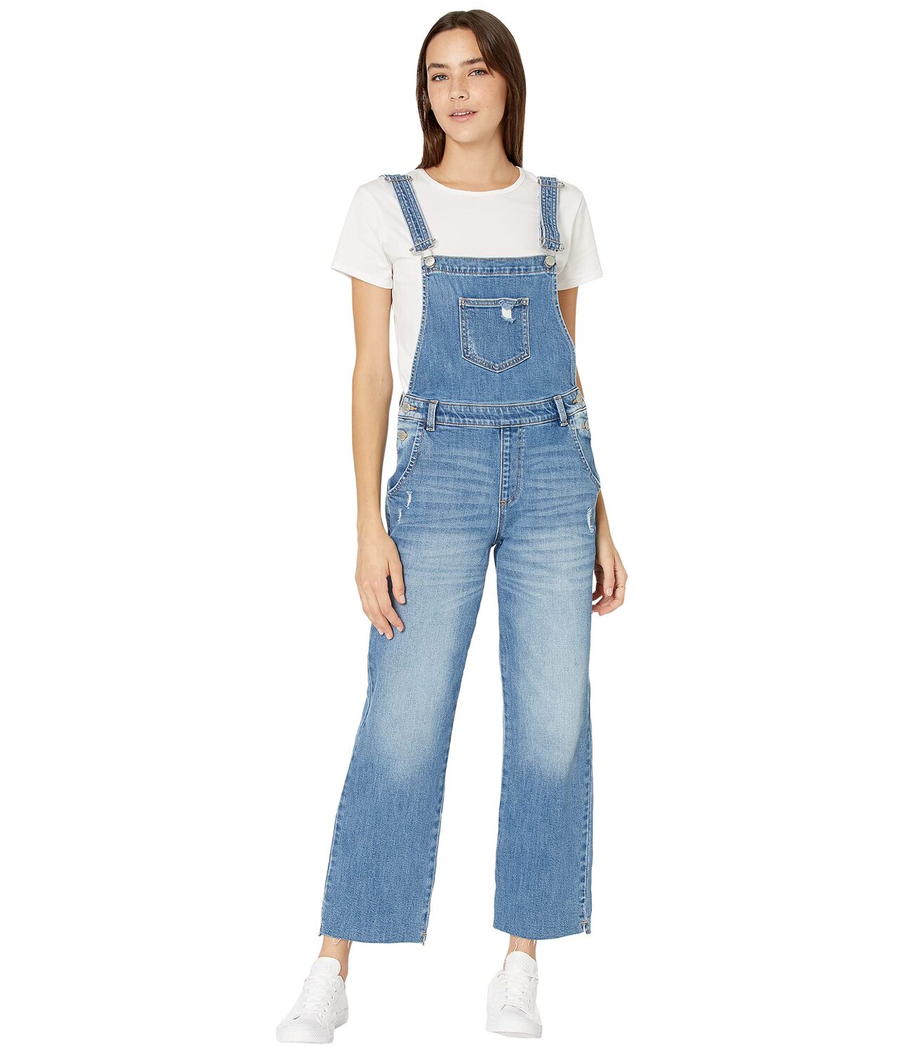 

Брюки Miss Me, Denim Overall in Medium Blue