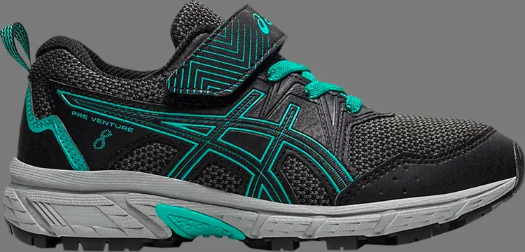 

Кроссовки pre venture 8 ps 'black baltic jewel' Asics, черный