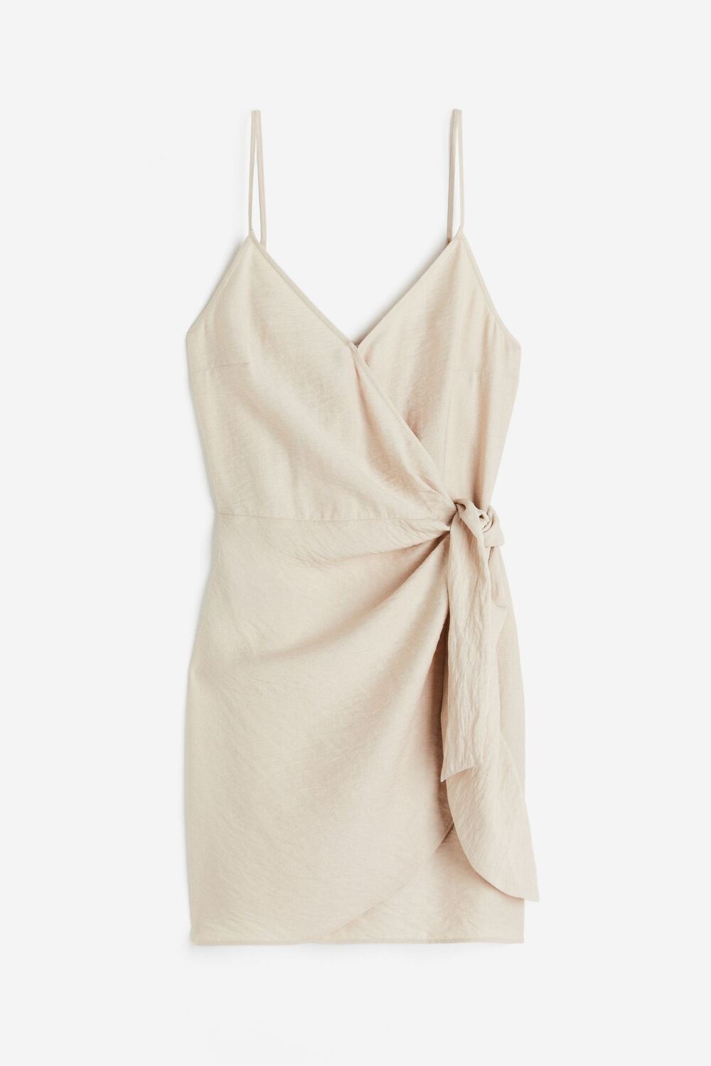 

Платье H&M Wrap, светло-бежевый