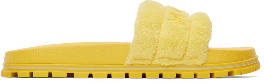 

Желтые сандалии The Terry Slide Marc Jacobs