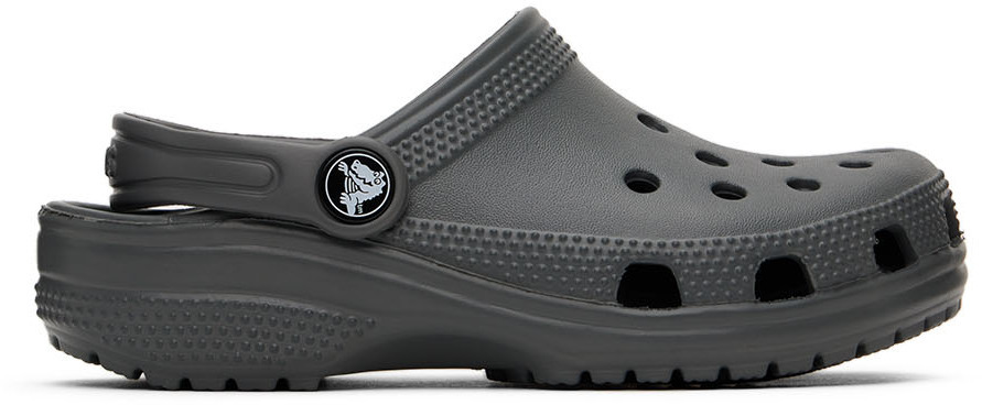 

Детские серые классические сабо Crocs