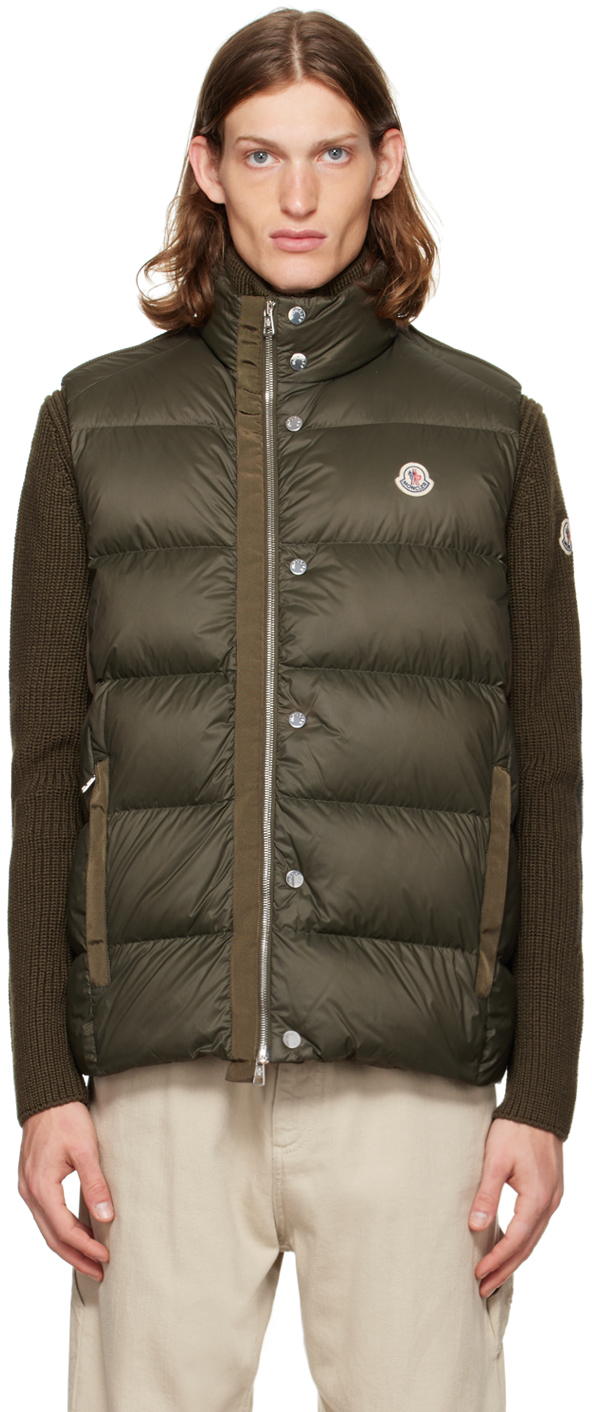 

Зеленый пуховый жилет Ontake Moncler