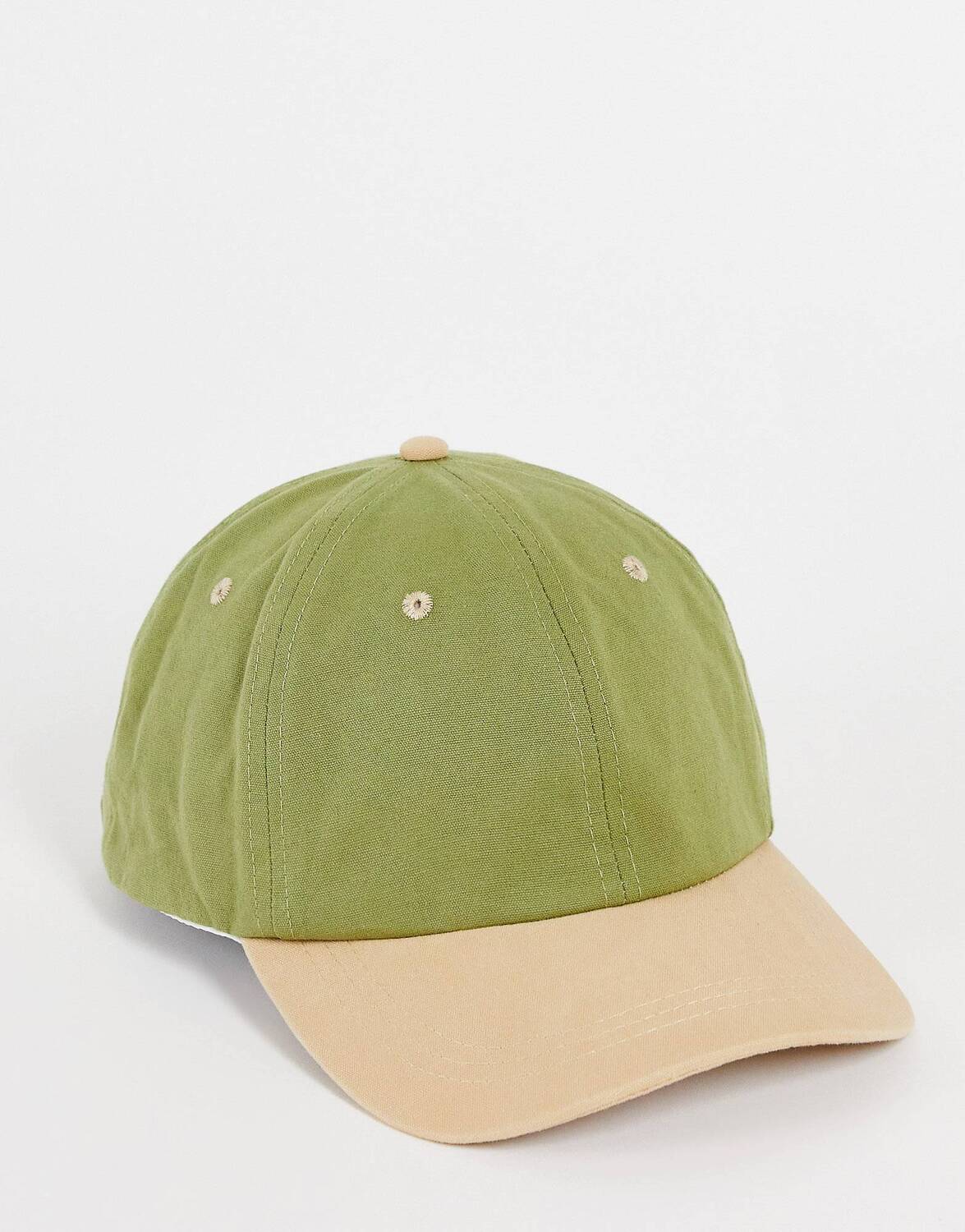 

Зеленая бейсболка с камнем ASOS DESIGN