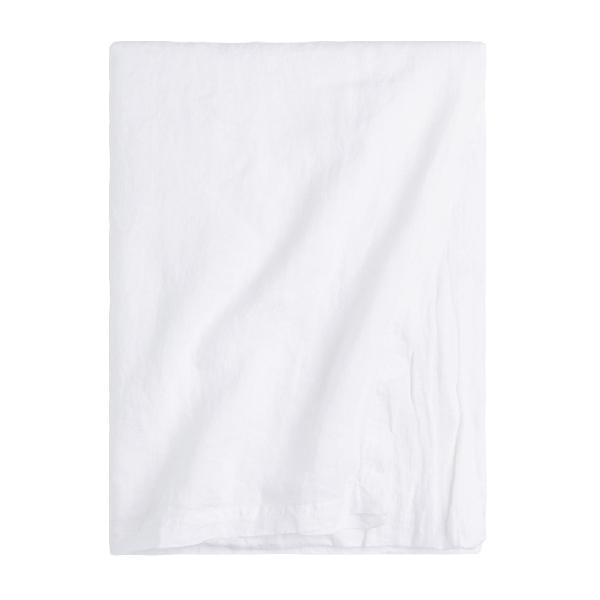 Скатерть H&M Home Washed Linen, белый