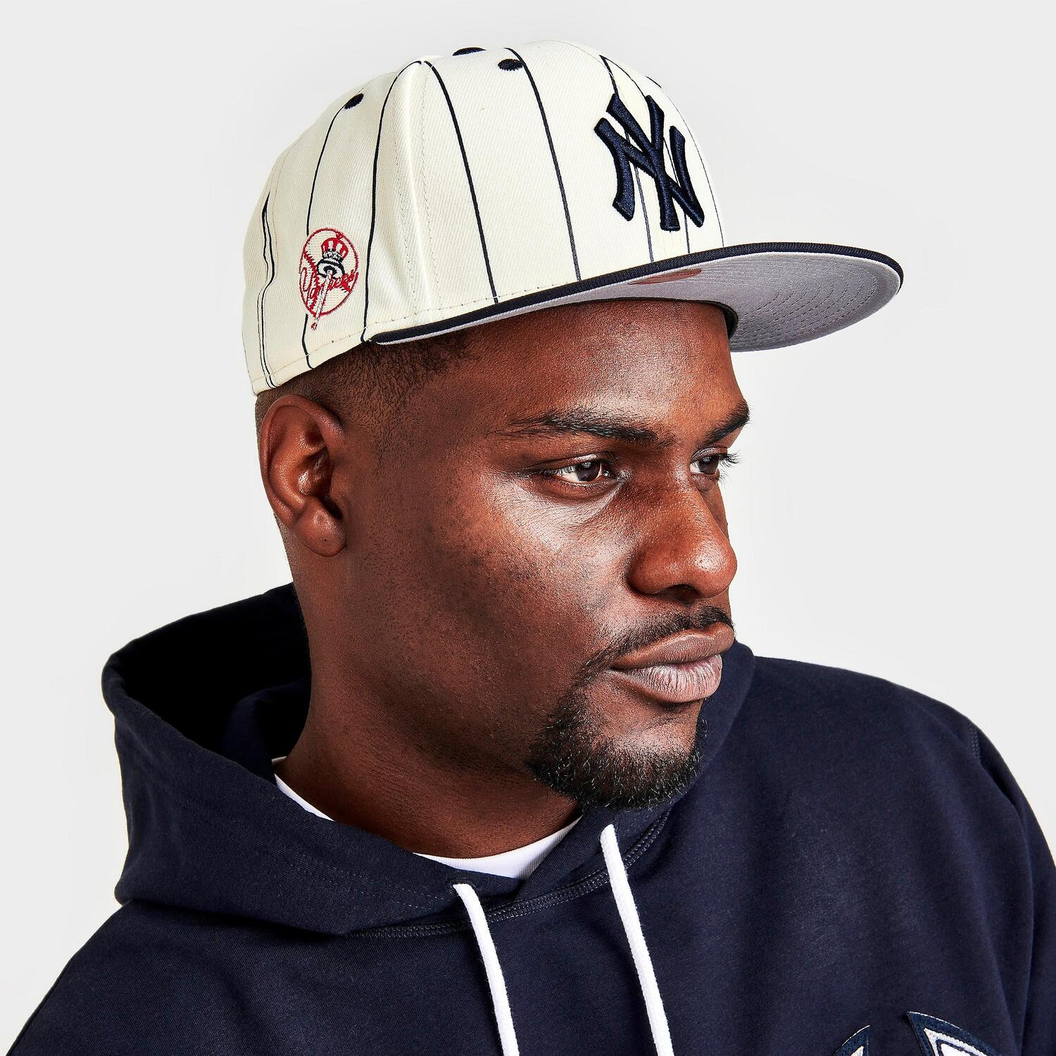 

Кепка New Era New York Yankees MLB в тонкую полоску 9FIFTY Snapback, белый