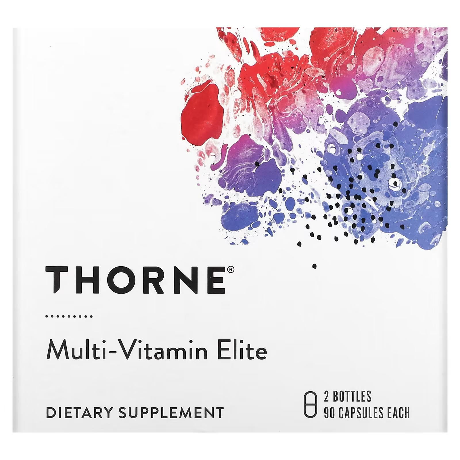 Thorne Research Multi-Vitamin Elite мультивитамины для приема утром и вечером, 180 капсул thorne research мультивитамины для мужчин старше 50 лет 180 капсул