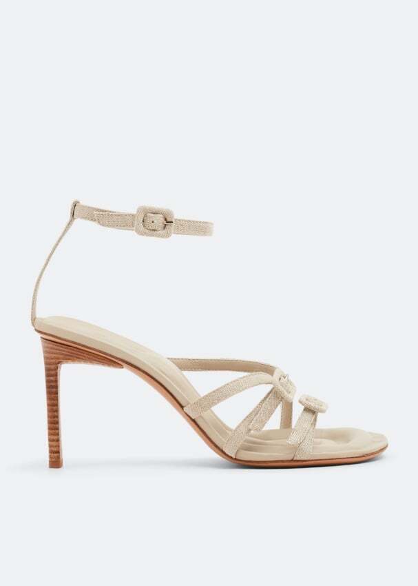 

Сандалии JACQUEMUS Les Camargue sandals, бежевый