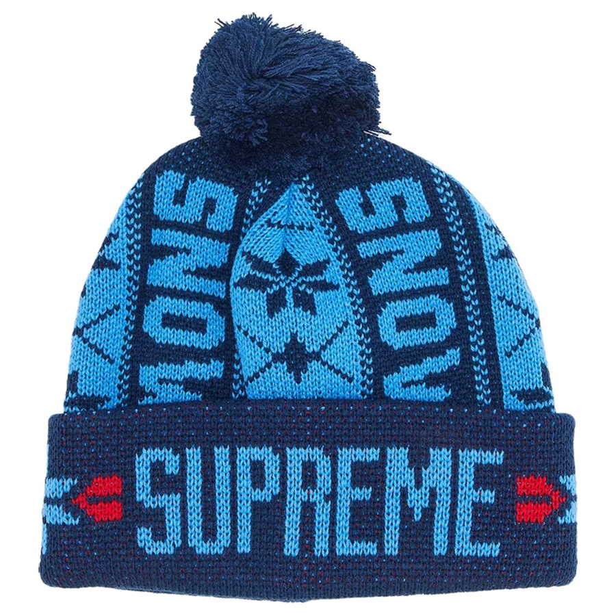 

Шапка Supreme Snow Beanie, темно-синий