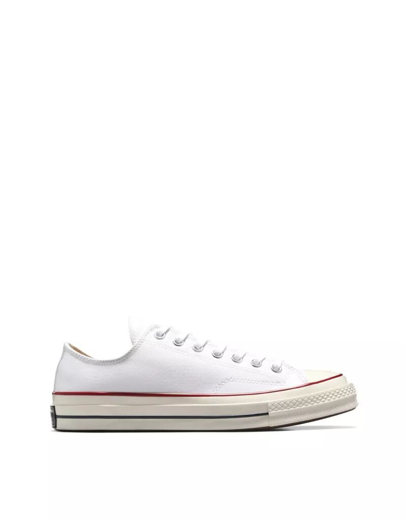 

Белые винтажные льняные кроссовки унисекс Converse Chuck 70