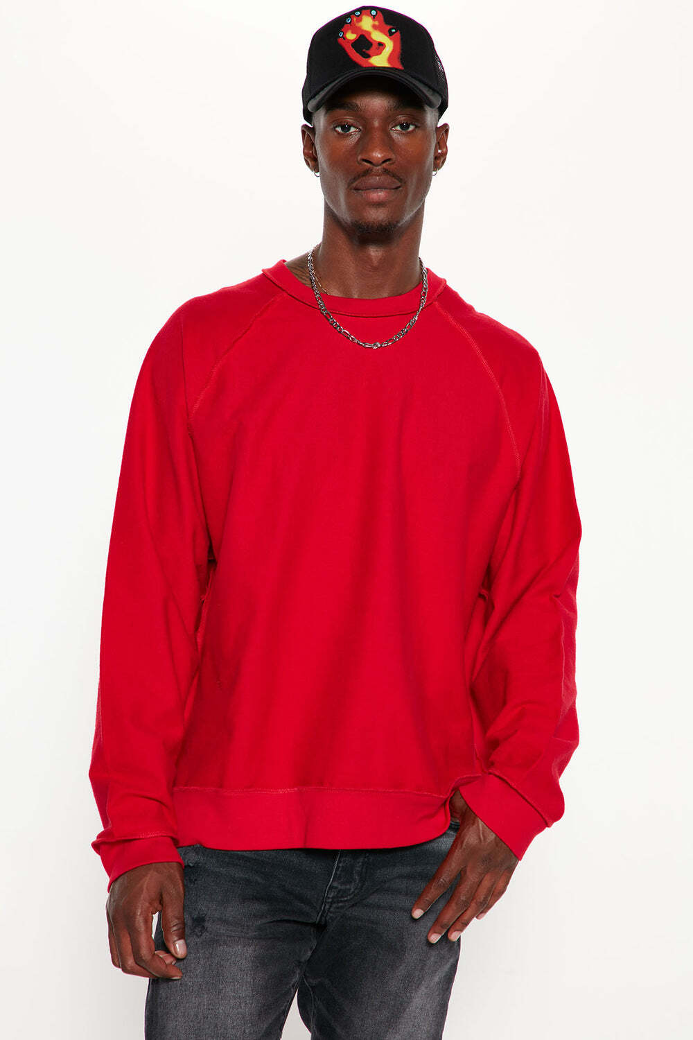 

Толстовка Fashion Nova FNMTSS751, красный