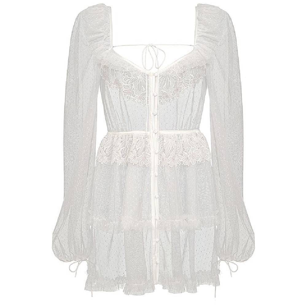 

Платье с аппликацией Victoria's Secret, белый
