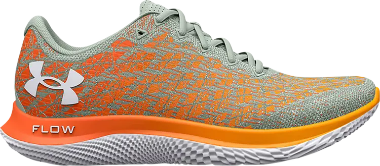 

Кроссовки Under Armour Flow Velociti Wind 2 Illusion Green Panic Orange, зеленый