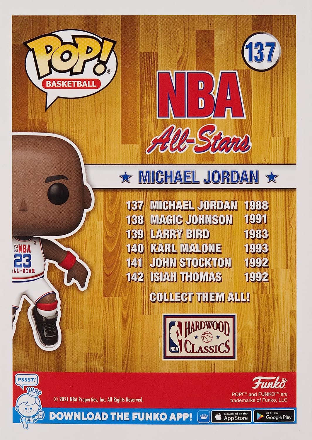 Фигурка Funko POP! NBA: Legends - Michael Jordan, 1988 All Star Game