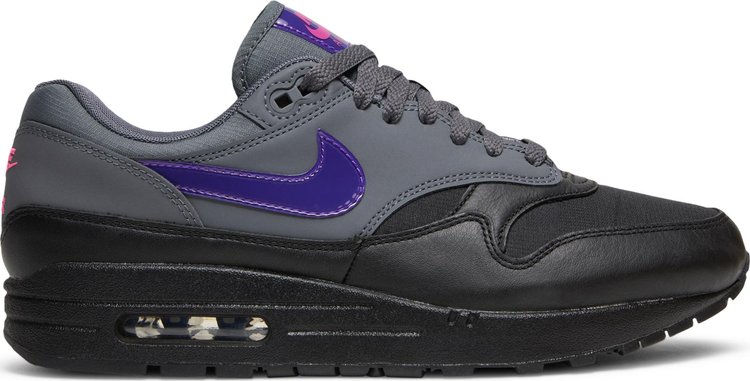 Nike air max 1 dark shop grey purple pink