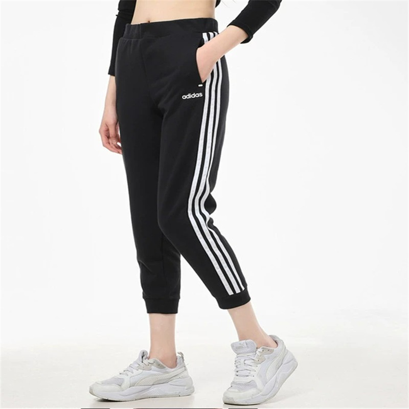 

Брюки Adidas Sports Knit, черный/белый
