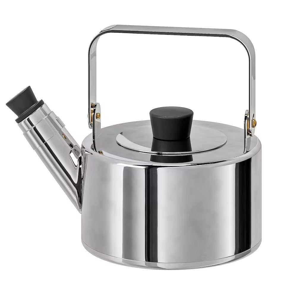 чайник на плиту pomi d oro p 650185 santa Чайник Ikea Metallisk, черный