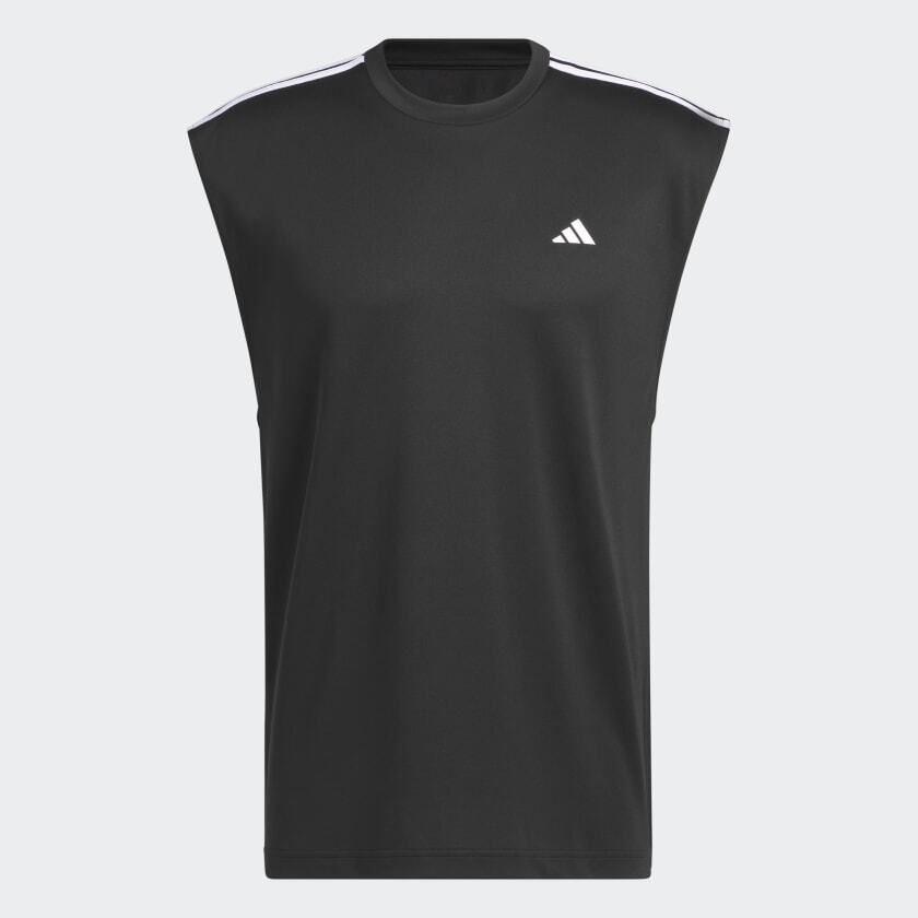 

Футболка adidas All-World Sleeveless Tank, черный/белый
