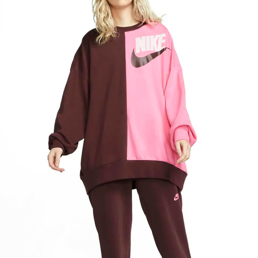 

Свитшот Nike Sportswear CREW, розовый/бордовый