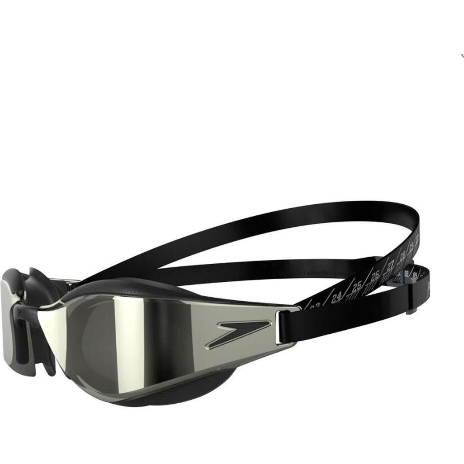 

Очки для плавания унисекс Speedo Fastskin Hyper Elite зеркальные, черный / серый