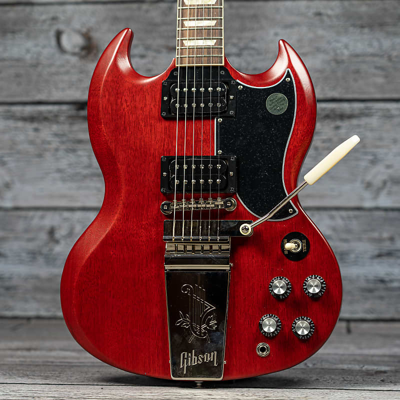 

Gibson SG Standard '61 Maestro Vibrola Faded - Vintage Cherry Satin
