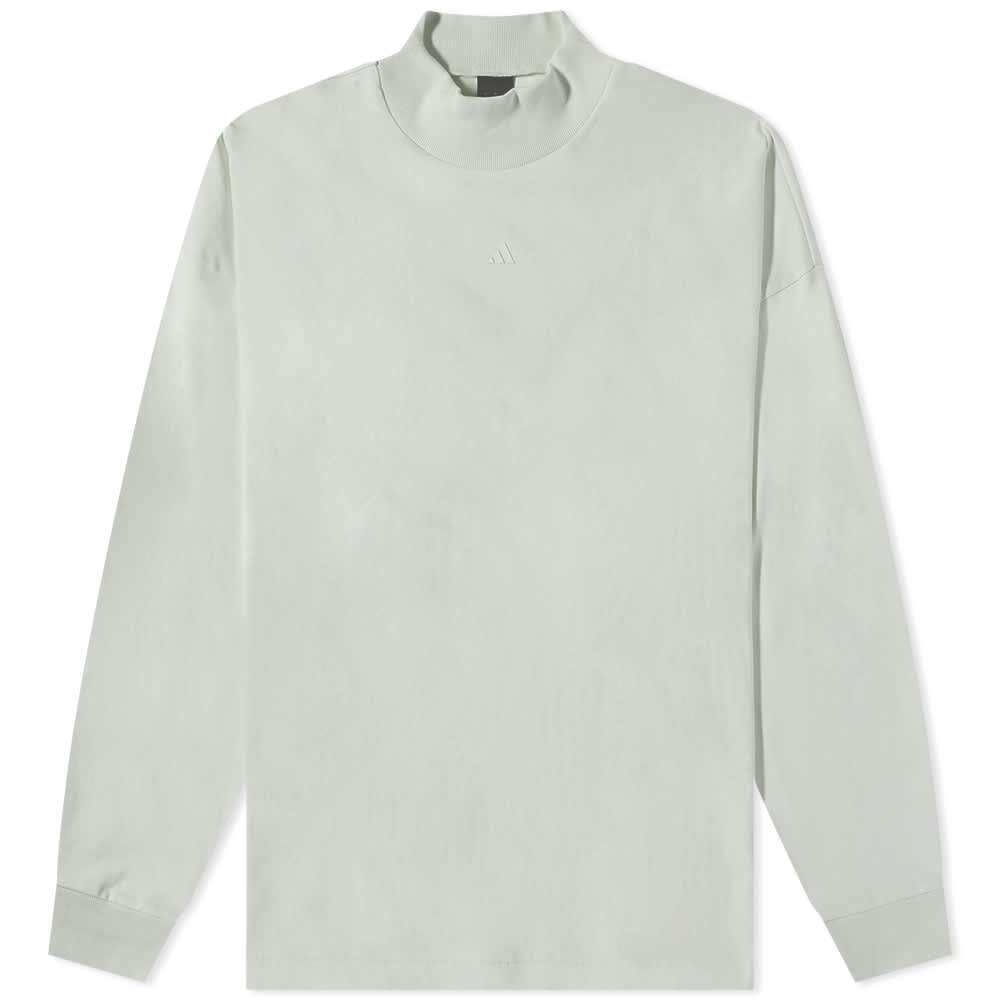 

Толстовка Adidas Basketball Long Sleeve Back Logo, серый