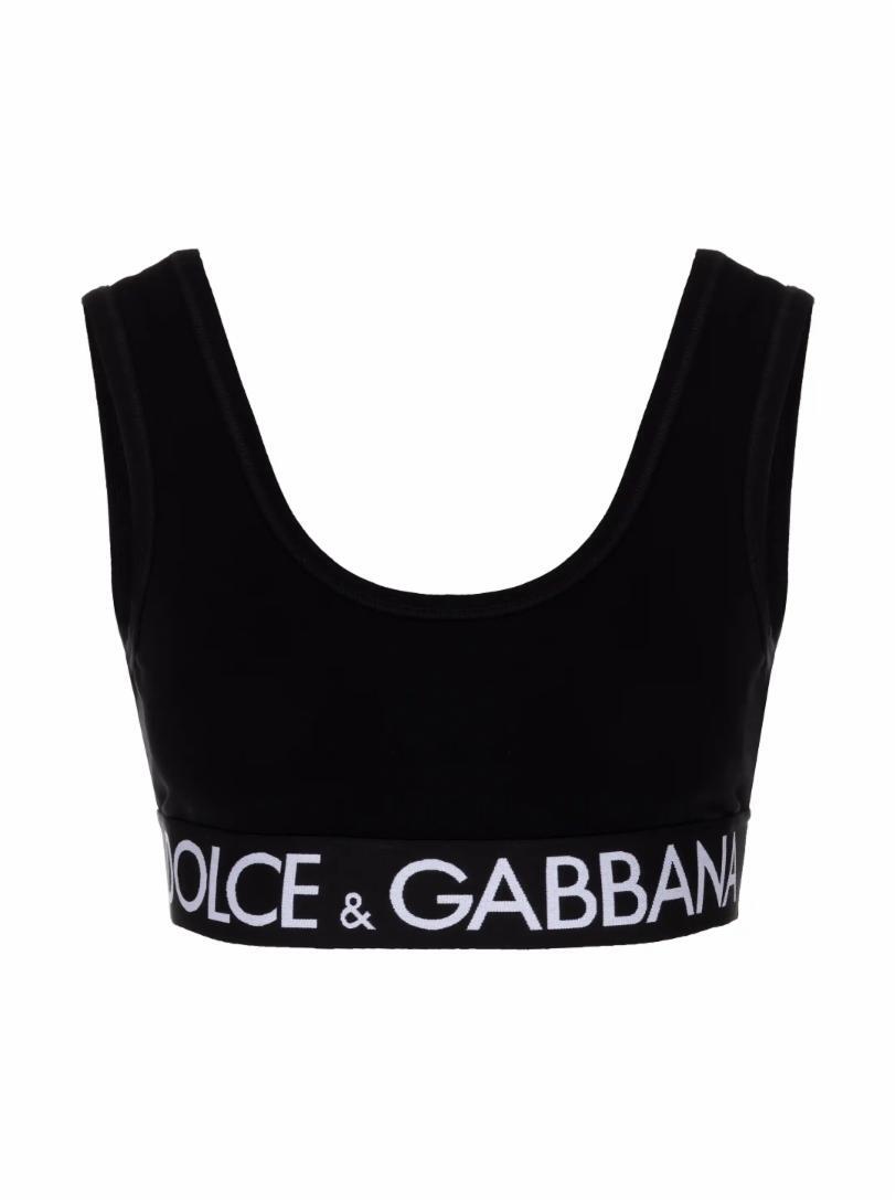 

Спортивный топ с логотипом Dolce&Gabbana