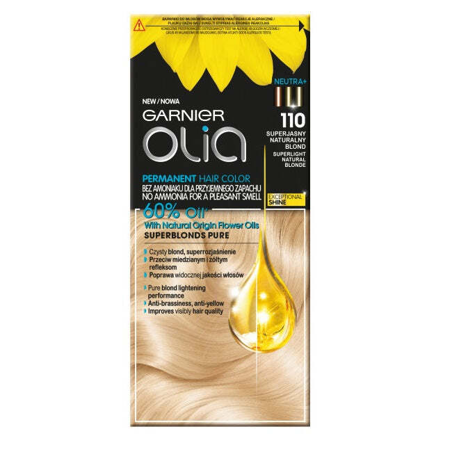 

Garnier Краска для волос Olia 110 суперяркий натуральный блонд