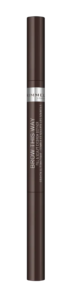 

Rimmel Brow This Way Fill&Sculpt карандаш для бровей, 003 Dark Brown