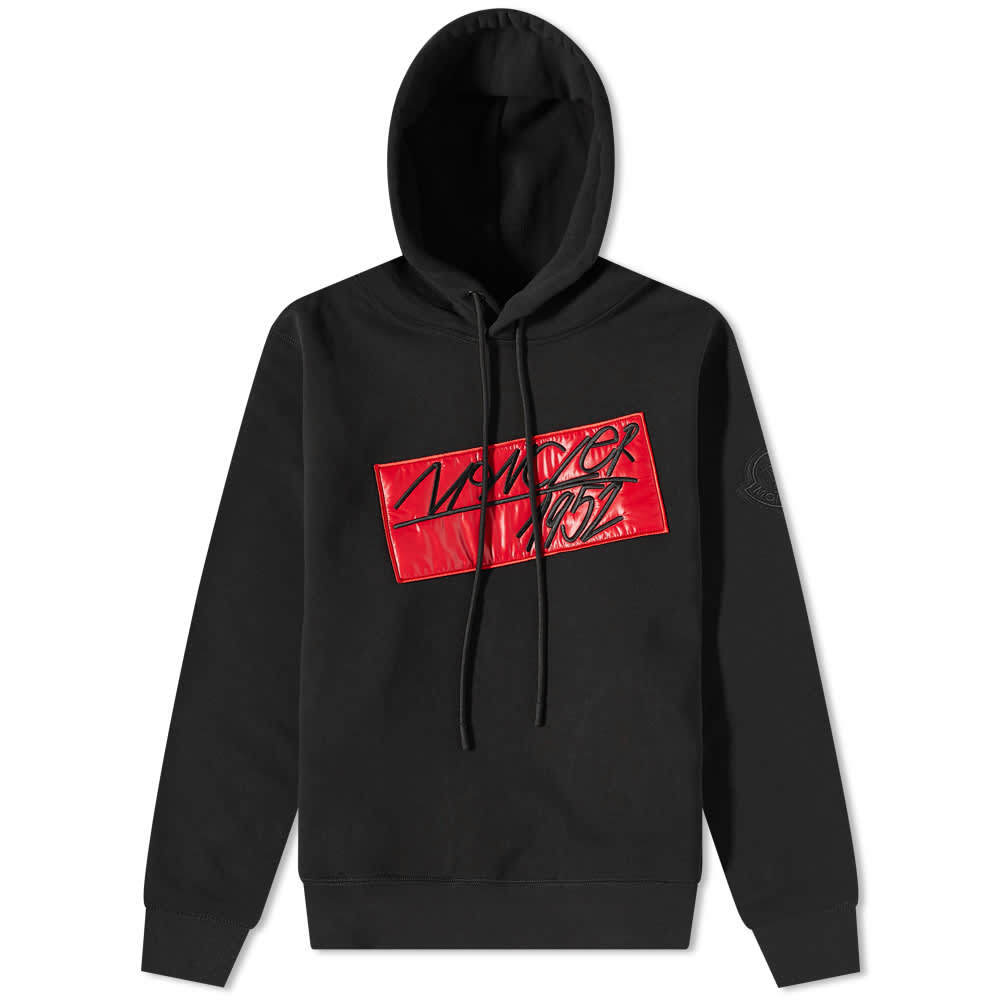 

Толстовка Moncler Genius Nylon Patch Hoody, Черный