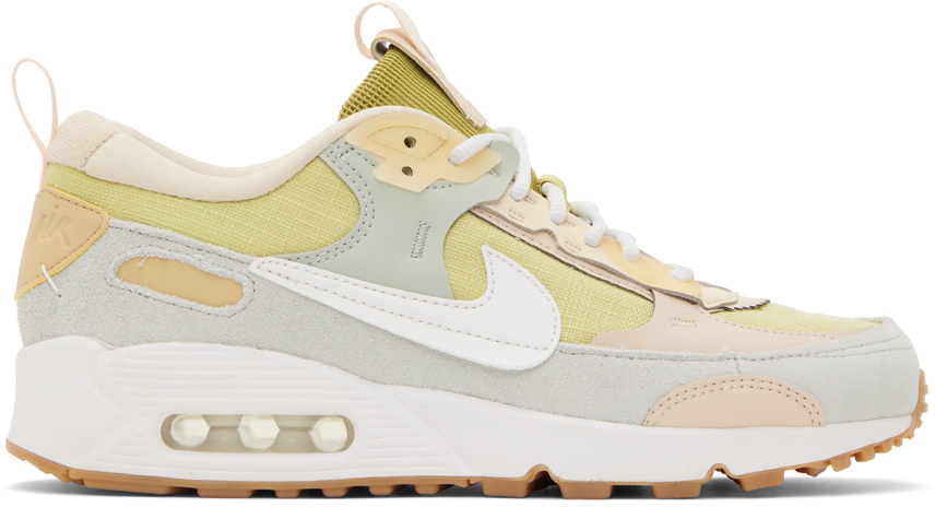 

Разноцветные кроссовки Nike Air Max 90 Futura, Серый