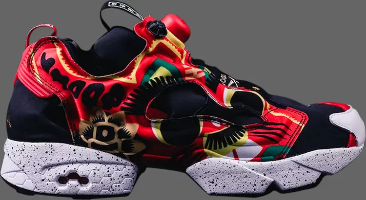 

Кроссовки 400ml x instapump fury 3am 'paper tiger' Reebok, черный