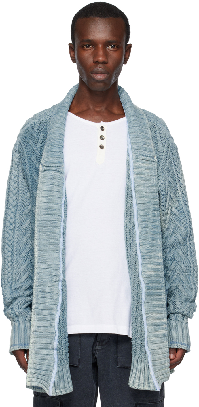 

Синий кардиган рыбака Greg Lauren