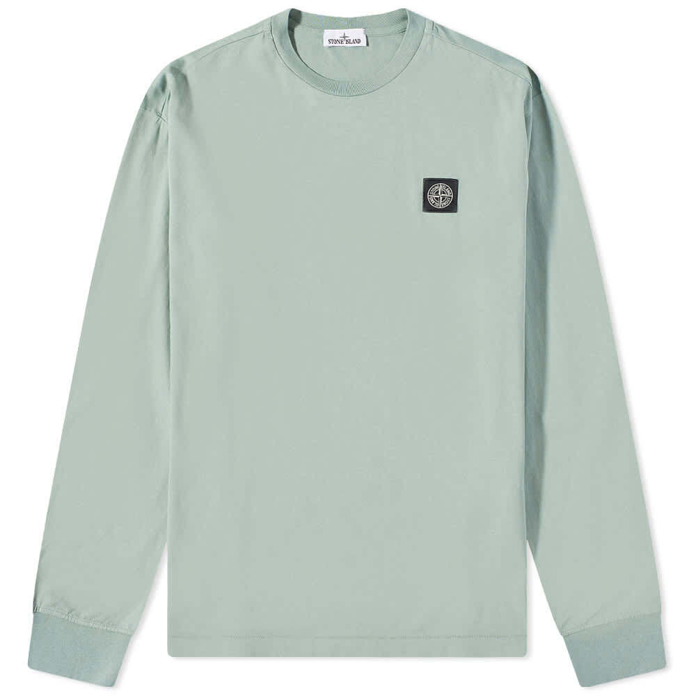 

Футболка Stone Island Long Sleeve Patch Tee, Серый