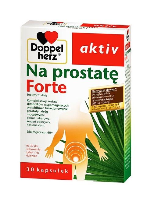 цена Подготовка для мужчин Doppelherz aktiv Na prostatę Forte, 30 шт