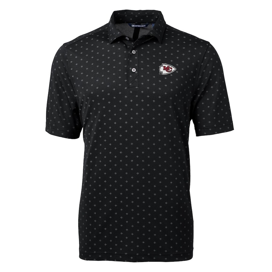 

Поло с коротким рукавом Cutter & Buck Kansas City Chiefs, черный