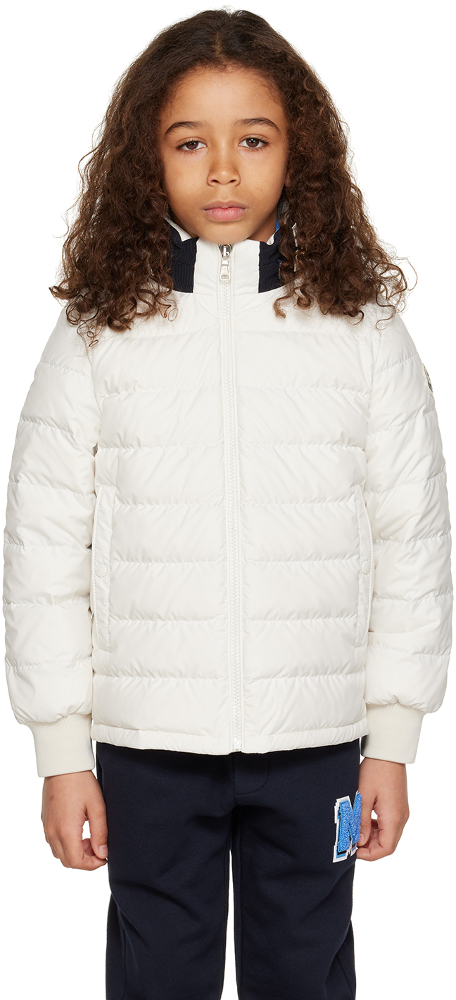 

Moncler Enfant Kids Off-White Пуховик Akio