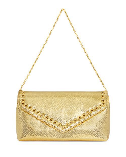 

Клатч в стиле випстич Rebecca Minkoff, цвет Gold