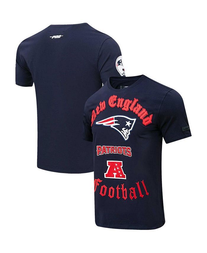 

Мужская темно-синяя футболка New England Patriots Old English Pro Standard, синий