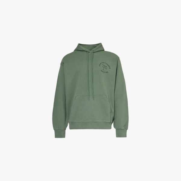 

Толстовка Brand-Patch прямого кроя из хлопкового трикотажа Carhartt Wip, зеленый
