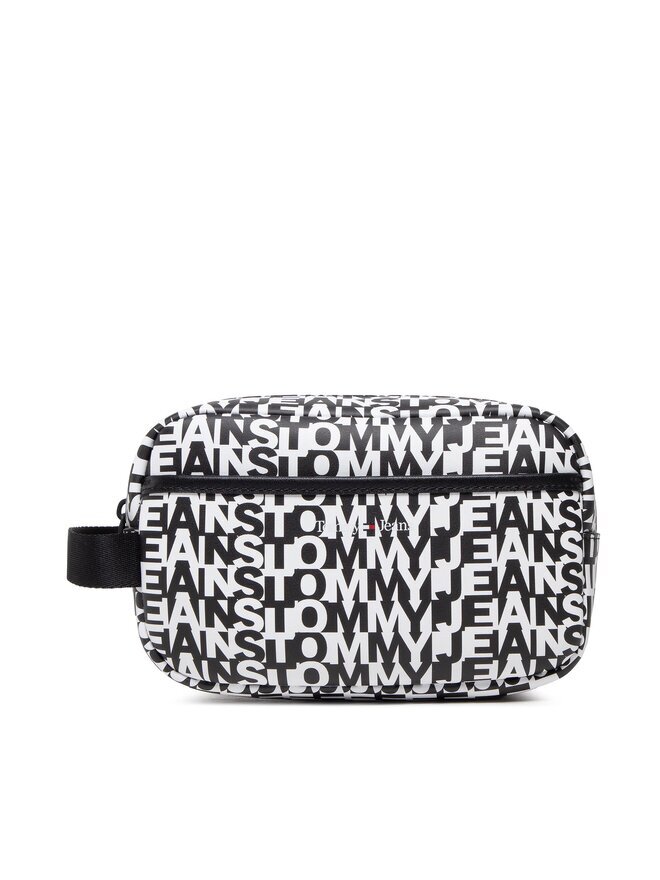

Косметичка Tjm Essential Washbag Logomania AM0AM10795 Tommy Jeans, черно-белый