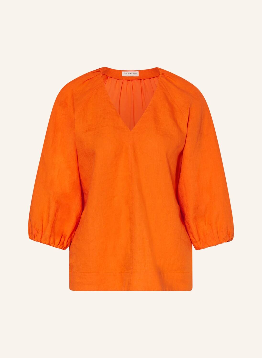 

Блуза Marc O'Polo im Materialmix mit 3/4-Arm, оранжевый