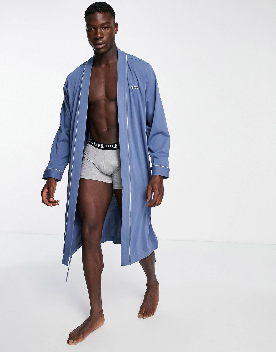 

Синий халат BOSS Bodywear