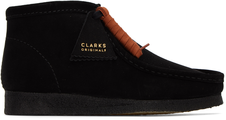 

Черные ботинки дезерты Wallabee Clarks Originals